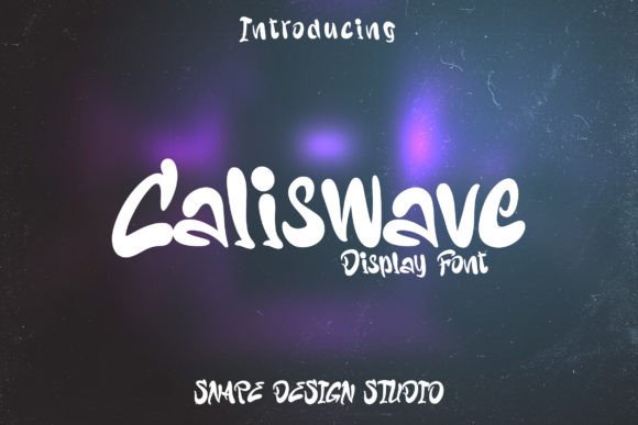 Caliswave: A Retro Display Font for Small Business Branding