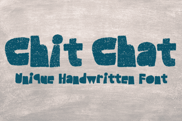 Chit Chat: The Sketchy Display Font for Playful Branding