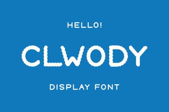 Clwody: The Fun Display Font for High-Impact Campaigns