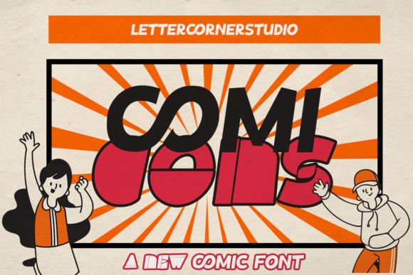 Comicons: A Playful Display Font for Creative Projects