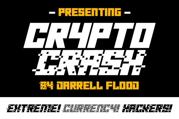 Crypto Crash Font for Modern Web Design