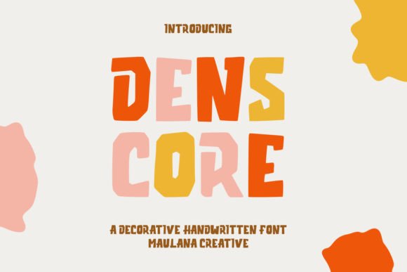 Denscore: The Playful Display Font That Elevates Small Business Branding