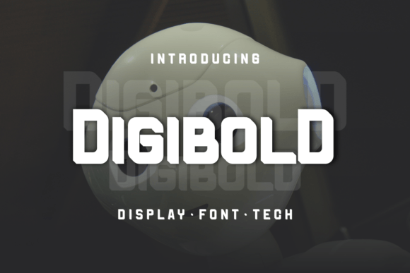 Digibold – A Modern Display Font for Bold Branding