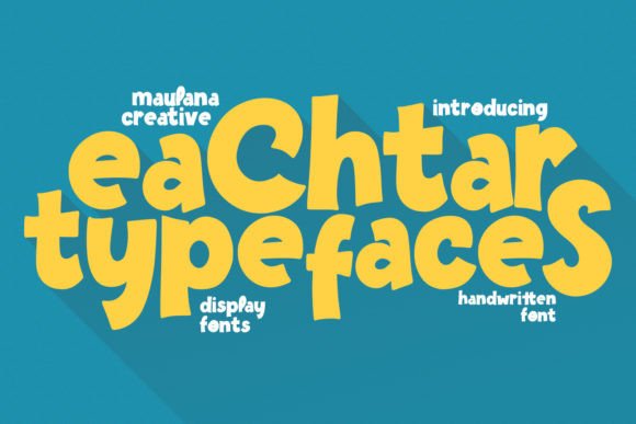 Eachtar: The Perfect Handwritten Display Font for Creative Makers