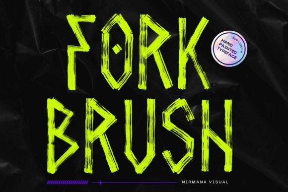 Fork Brush: A Modern Display Font for Bold Branding