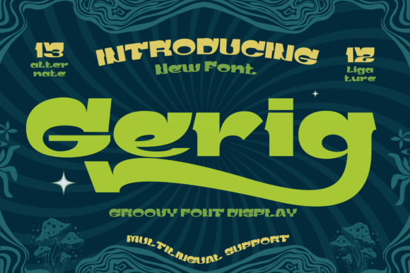 Gerig Font for Bold and Memorable Visuals
