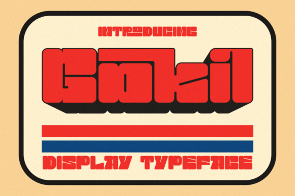 Gokil Bold Display Font for Modern Web Design