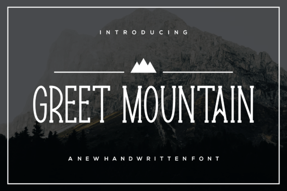 Greetmountain: The Bold Display Typeface for High-Impact Branding