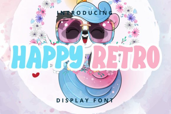 Happy Retro Font for Playful Web Design
