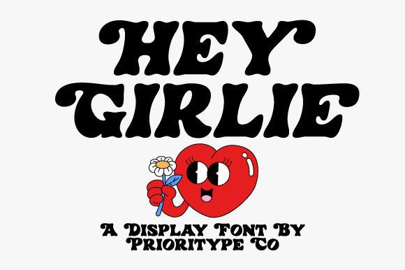 Hey Girlie: A Catchy Display Font for Modern Web Design