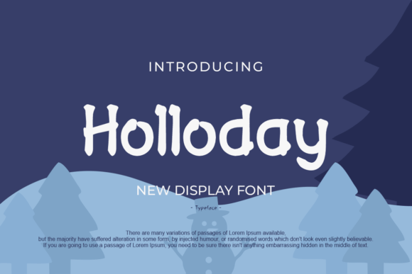 Holloday Font: A Modern Display Type for Creative Projects
