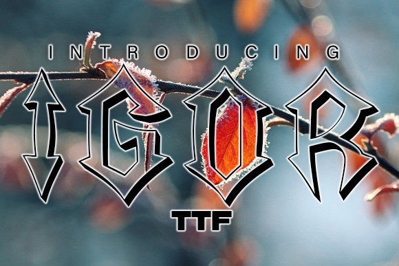 Igor: A Gothic Font That Elevates Branding