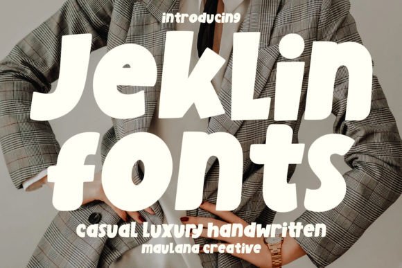 Jeklin: A Friendly Handwritten Display Font for Marketers and Creators