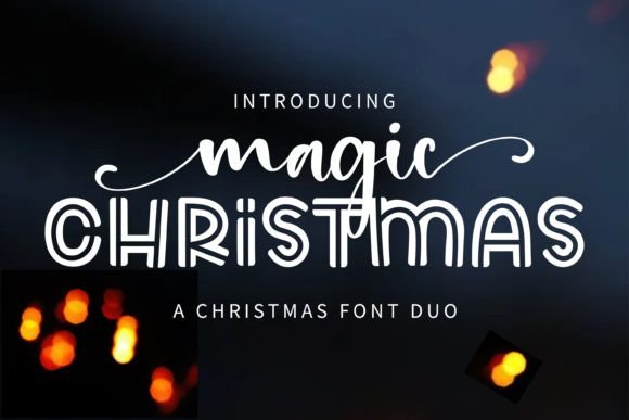 Magic Christmas Duo for Festive Web Typography