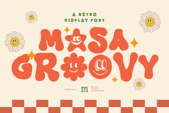 Masa Groovy: A Playful Display Font for Creative Campaigns
