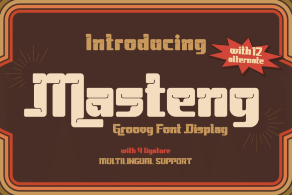 Masteng: A Display Font That Elevates Your Campaigns