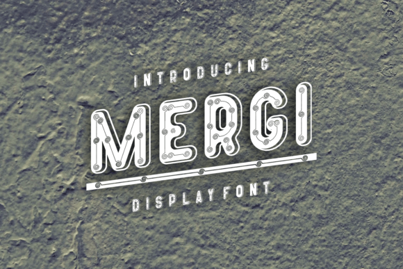Mergi: The Ultimate Free Display Font for Bold Projects