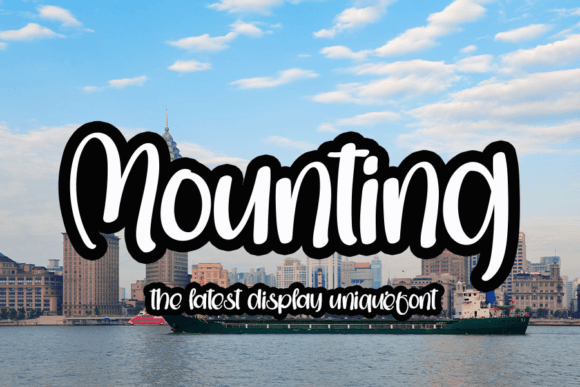 Mounting Font for Modern Web Design