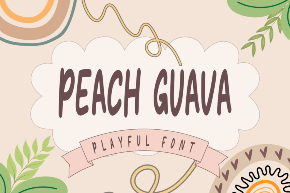 Peach Guava: A Playful Display Font for Unique Designs