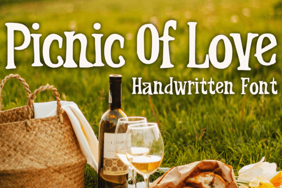 Picnic of Love: The Handwritten Display Font for Editorial Design