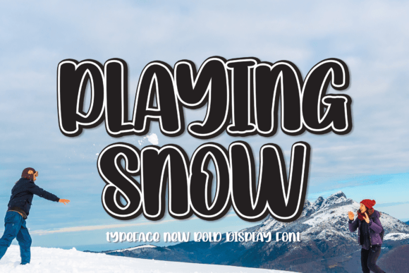 Playing Snow: A Handwritten Display Typeface for Editorial Design