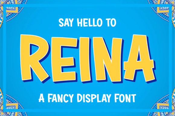 Reina: A Stylish Display Font for Modern Campaigns