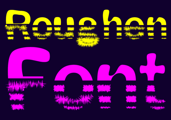 Roughen: A Quirky Display Font for Creative Projects