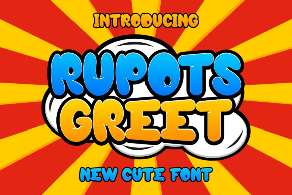 Rupots Greet Font for Cheerful Handmade Creations