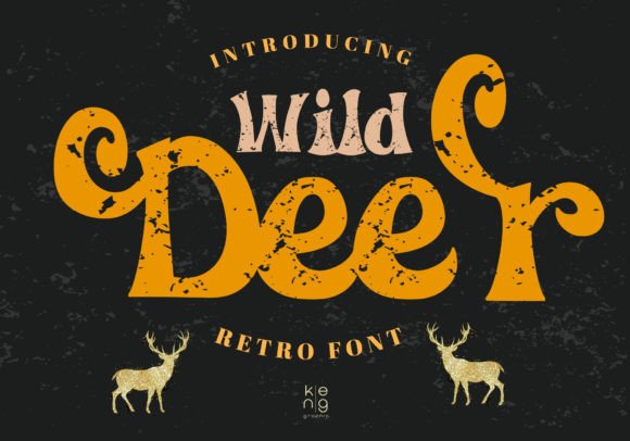 Wild Deer: A Retro Display Font for Bold Branding