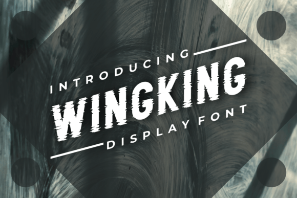 Wingking: A Modern Display Font for Digital Creativity